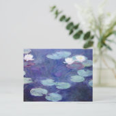 Carte Postale Nappes d'eau rose Claude Monet (Debout devant)