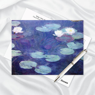 Carte Postale Nappes d'eau rose Claude Monet