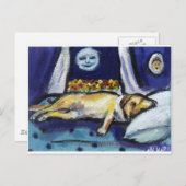 Carte Postale Naptime du Laboratoire jaune (Devant / Derrière)