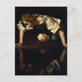 Carte Postale Narcissus par Caravaggio Postcard (Devant)