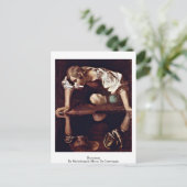 Carte Postale Narcissus Par Michelangelo Merisi Da Caravaggio (Debout devant)