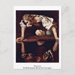 Carte Postale Narcissus Par Michelangelo Merisi Da Caravaggio