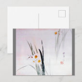 Carte Postale Narcissus, Watanabe Seitei (Devant / Derrière)