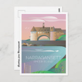 Carte postale Narragansett (Devant / Derrière)