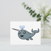 Carte Postale Narwhal ! (Debout devant)