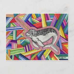 Carte Postale Narwhal