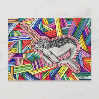 Carte Postale Narwhal