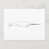 Carte Postale Narwhal (art. 500) (Devant)