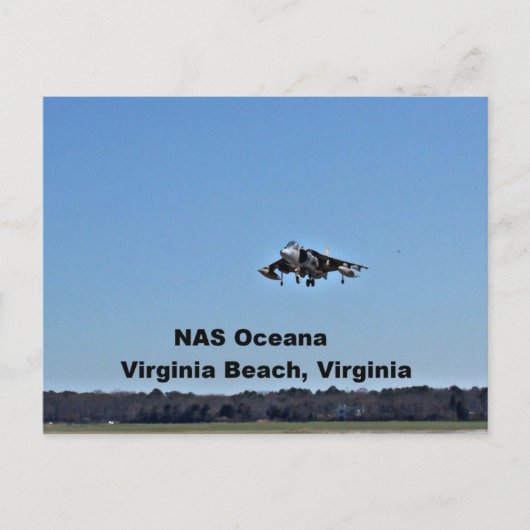 Carte Postale NAS Oceana, Virginia Beach, Virginie (Devant)