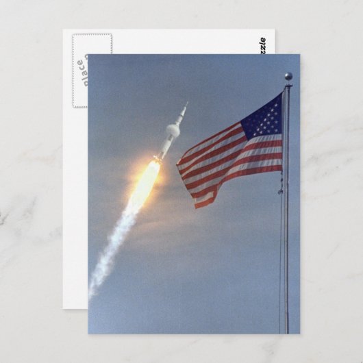 Carte Postale NASA : Apollo11 (Devant / Derrière)