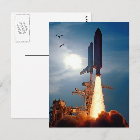 Carte Postale NASA Space Shuttle Discovery Launch STS-64 (Devant / Derrière)