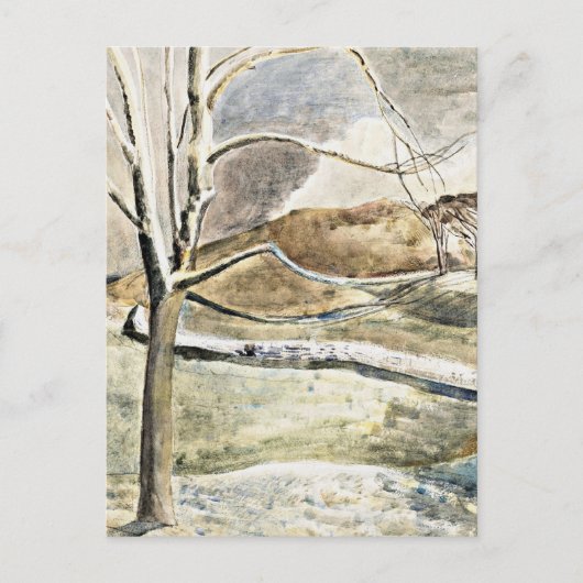 Carte Postale Nash - Lever de lune sur Cleeve Hill (Devant)