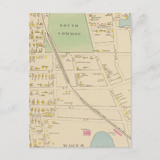 Carte Postale Nashua, quartier 68 (Devant)