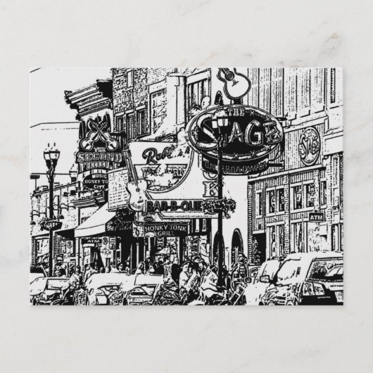 Carte postale Nashville (Devant)