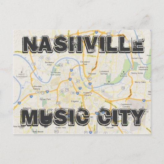 Carte postale Nashville (Devant)
