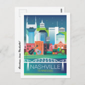 Carte postale Nashville (Devant / Derrière)