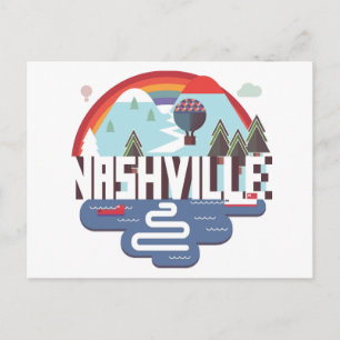Carte Postale Nashville En Design