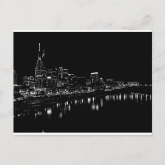 Carte Postale Nashville La Nuit