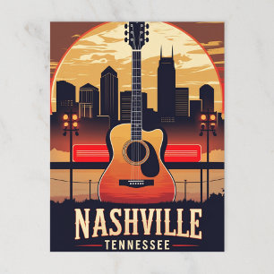 Carte Postale Nashville Music City