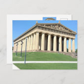 Carte Postale Nashville Parthenon "Temple d'Athéna" (Devant / Derrière)