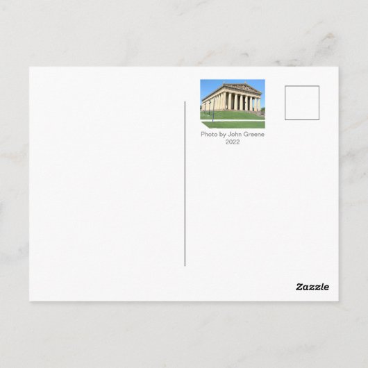 Carte Postale Nashville Parthenon "Temple d'Athéna" (Dos)