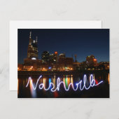 Carte postale Nashville Skyline (Devant / Derrière)