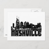 Carte Postale Nashville Skyline (Devant / Derrière)