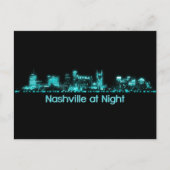Carte Postale Nashville Skyline (Devant)