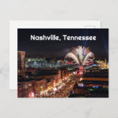 Carte Postale Nashville, Tennessee, États-Unis (Devant / Derrière)