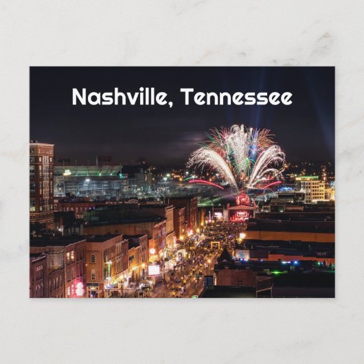 Carte Postale Nashville, Tennessee, États-Unis (Devant)