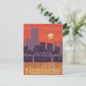 Carte postale Nashville Tennessee Skyline (Debout devant)