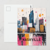 Carte Postale Nashville Tennessee Travel (Devant / Derrière)