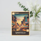 Carte Postale Nashville, Tennessee | VINTAGE (Debout devant)