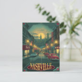Carte Postale Nashville, Tennessee | VINTAGE (Debout devant)