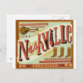 Carte Postale Nashville, Thème Pays (Devant / Derrière)