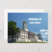 Carte Postale Nashville, TN, capitale de l'État (Devant / Derrière)
