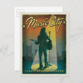 Carte Postale Nashville, TN - Fille (Devant / Derrière)