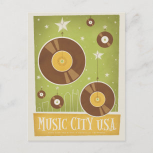 Carte Postale Nashville, TN - Records
