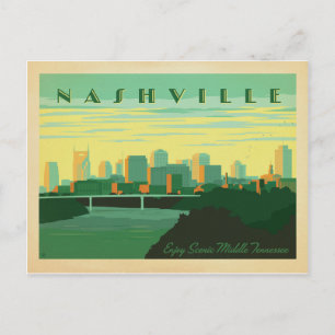 Carte Postale Nashville, TN - Skyline
