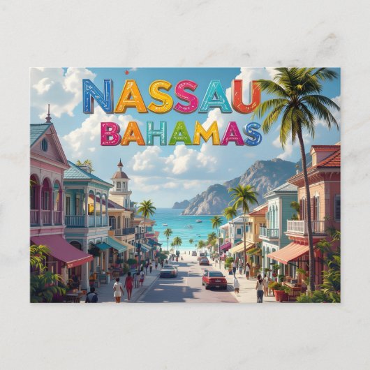 Carte Postale Nassau (Devant)