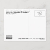 Carte Postale Nassau, Bahamas (Dos)