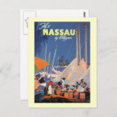 Carte Postale Nassau Bahamas (Devant / Derrière)