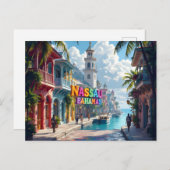 Carte Postale Nassau bahamas dreaming (Devant / Derrière)