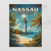 Carte Postale Nassau Bahamas vintage (Devant)