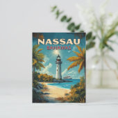Carte Postale Nassau Bahamas vintage (Debout devant)