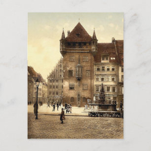 Carte Postale Nassauerhaus, Nuremberg, Bavière, Allemagne magnif