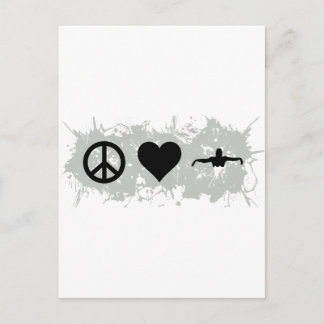 Carte Postale Natation