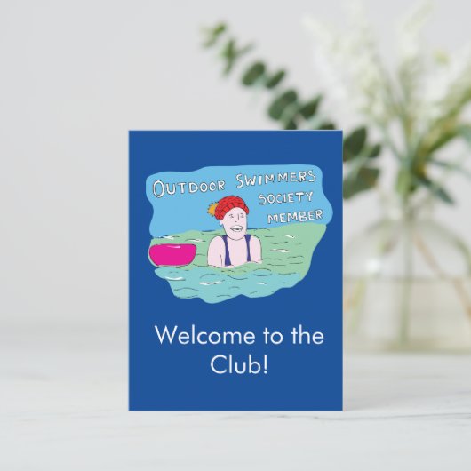 Carte Postale Natation sauvage (Debout devant)