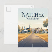 Carte Postale Natchez Mississippi (Devant / Derrière)