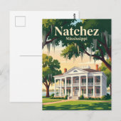 Carte Postale Natchez Mississippi (Devant / Derrière)
